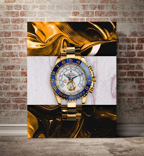 rolex art|Rolex wall art.